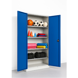 Ballschrank Aktion mit aufgekanteten Fachboden